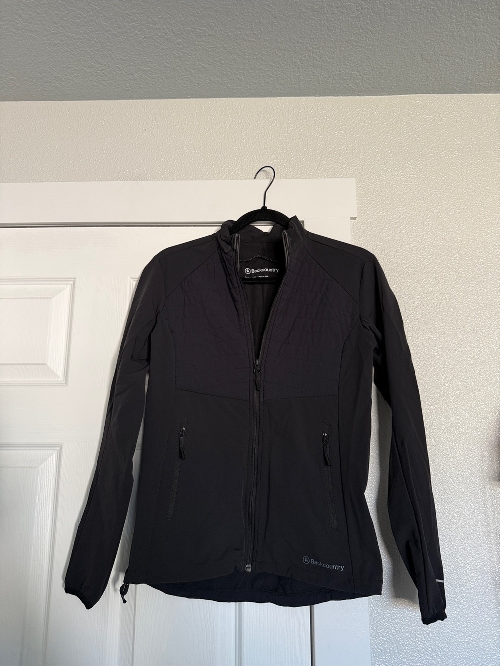 Backcountry Black unisex  Softshell Jacket size XS great condition